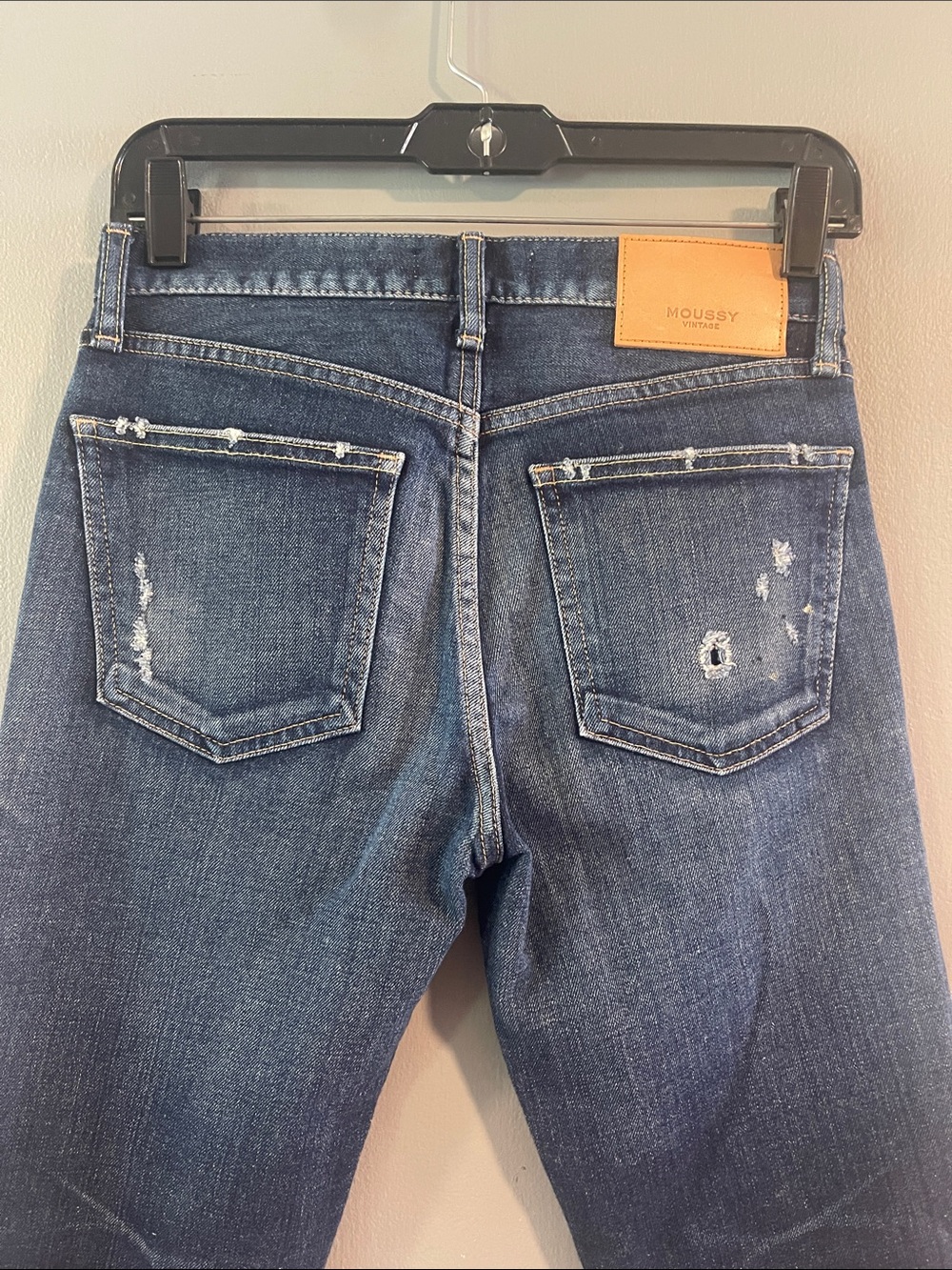 Moussy Vintage Distressed Howa Skinny Jeans Size 25 - Picture 5 of 8